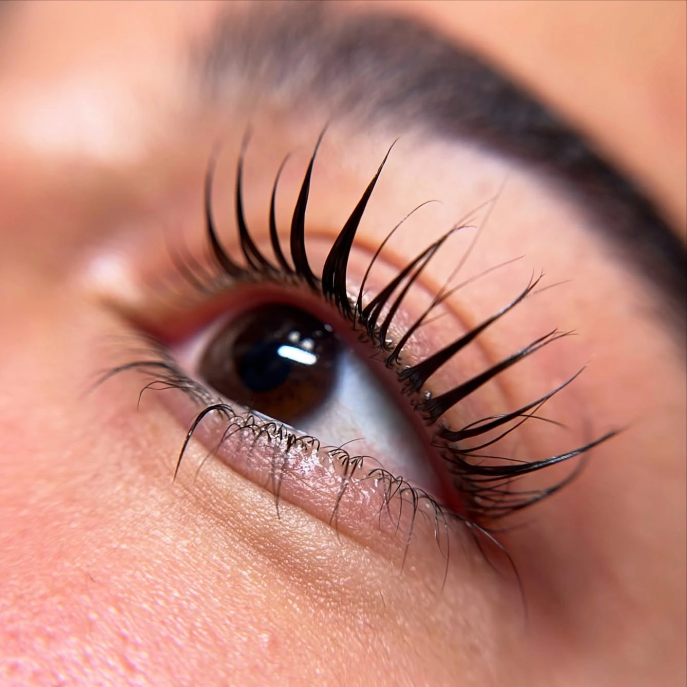 Keratin lash lift