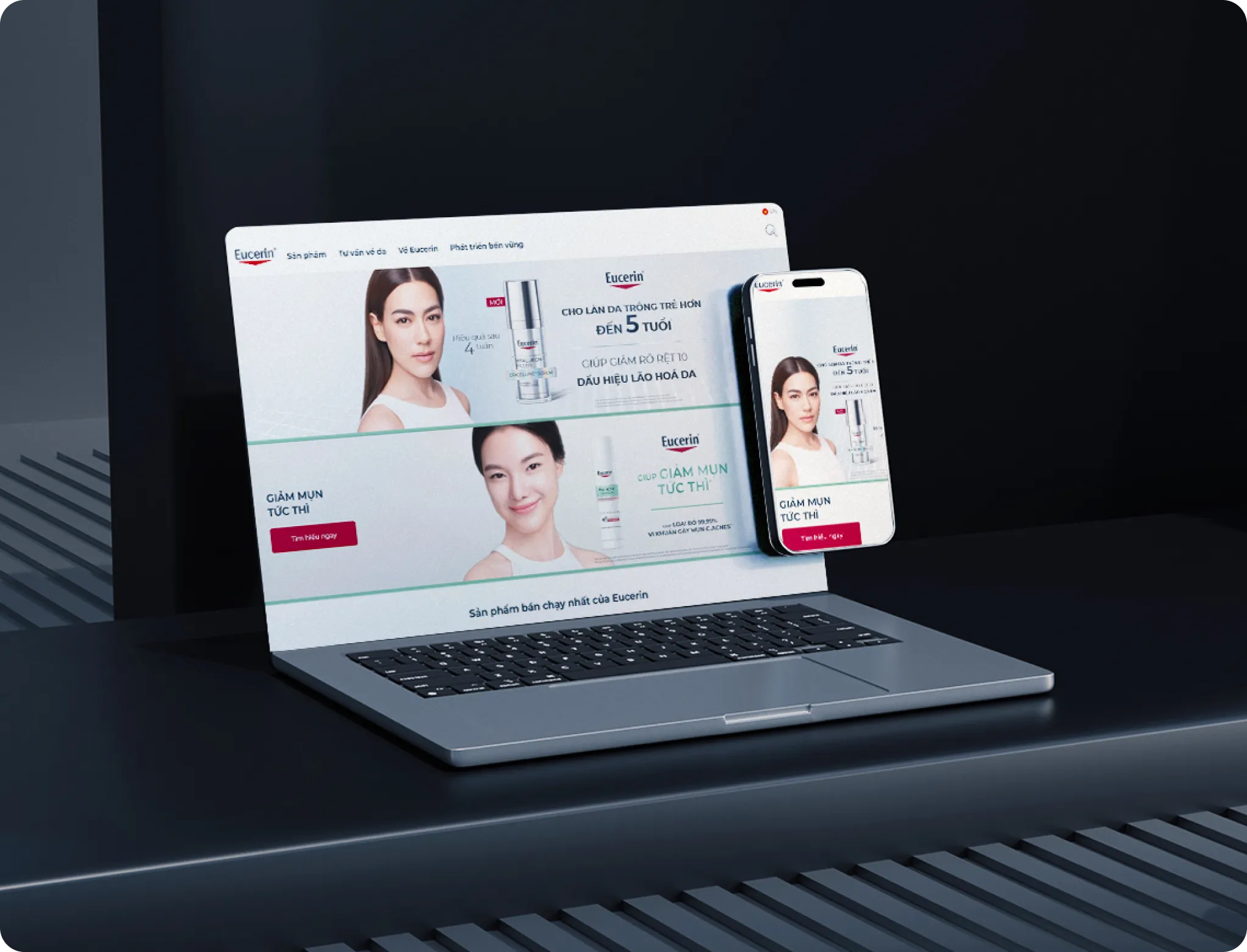 Eucerin SEO project hero