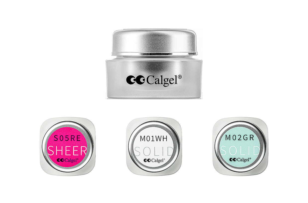 Calgel bottles solid colours